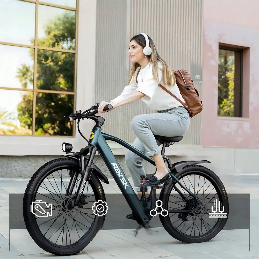 Modello GT900 WLS della e-bike Aairsk con batteria 36V13AH