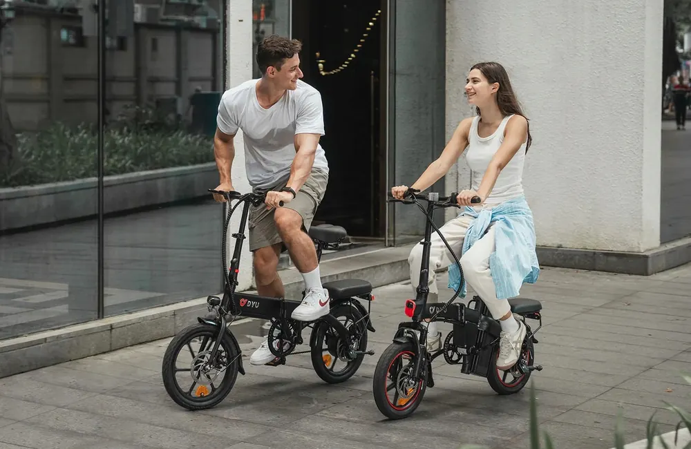 DYU A5 Bici Elettrica Pieghevole Città image 5