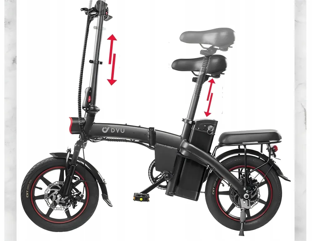 DYU A5 Bici Elettrica Pieghevole Città image 8