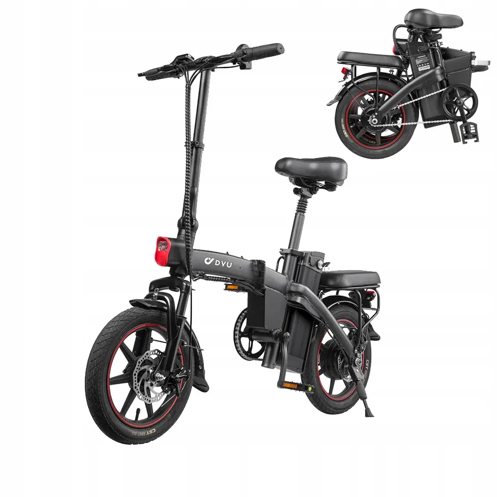 Bici elettrica DYU A5 con batteria 7.5Ah e autonomia 50km