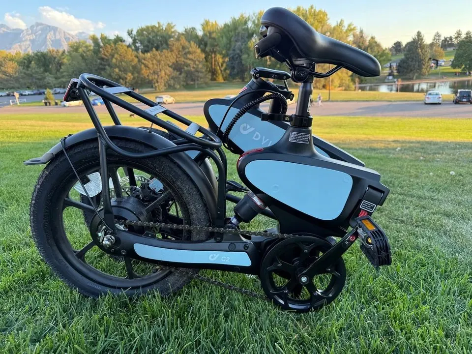 Potenza nominale 250W della bici elettrica DYU C2, omologata