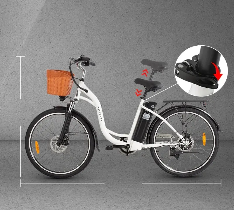 DYU C6 Bici Elettrica da Città image 10