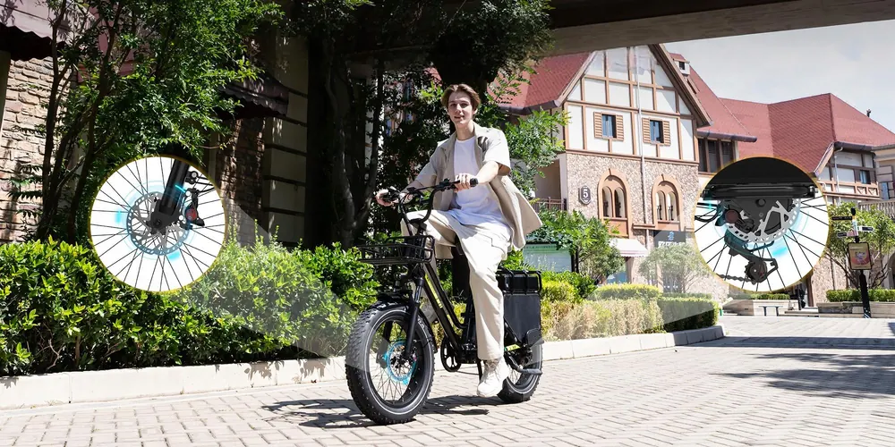 E-MOTO 20" E-Bike Elettrica 1000W image 14
