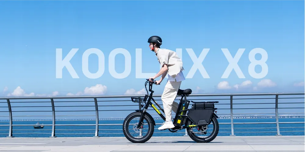Bici elettrica KOOLUX 20 pollici con telaio in alluminio e motore 1000W
