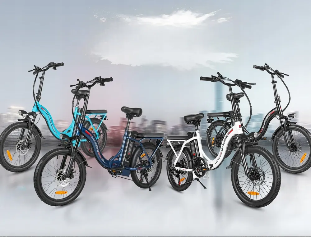 SAMEBIKE CY20 Bici Elettrica Pieghevole Urbana image 2