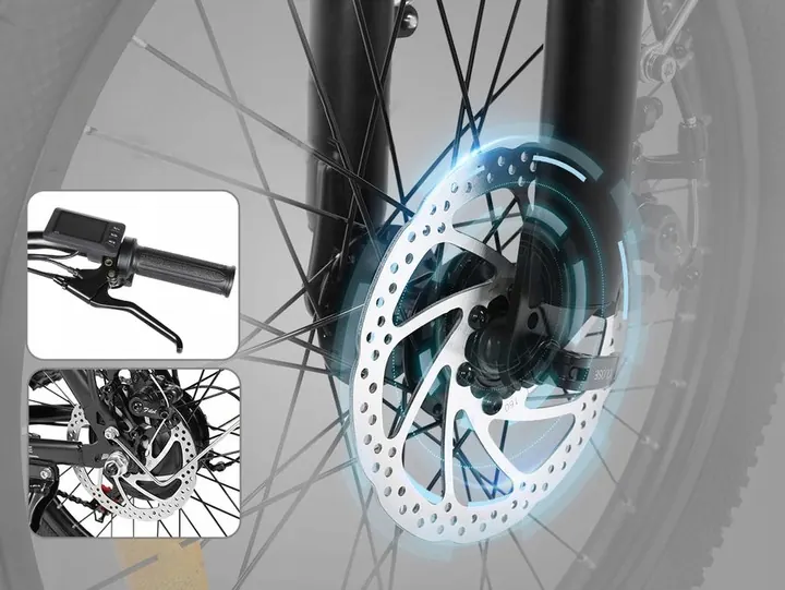 SAMEBIKE CY20 Bici Elettrica Pieghevole Urbana image 9