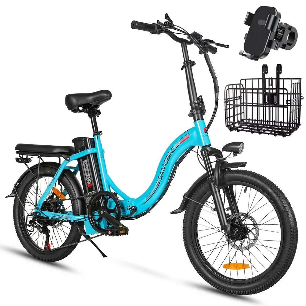 Bici elettrica pieghevole MTB 560W con batteria 12Ah e peso 31,02 kg
