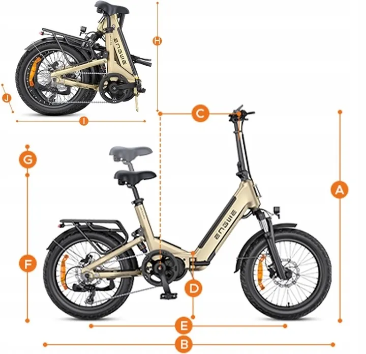 Carico massimo 150 kg per la bici elettrica pieghevole ENGWE L20 3.0 Pro