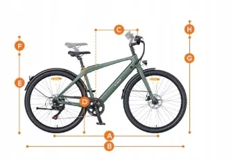 ENGWE MapFour N1 AIR ST Bici Elettrica Città image 16