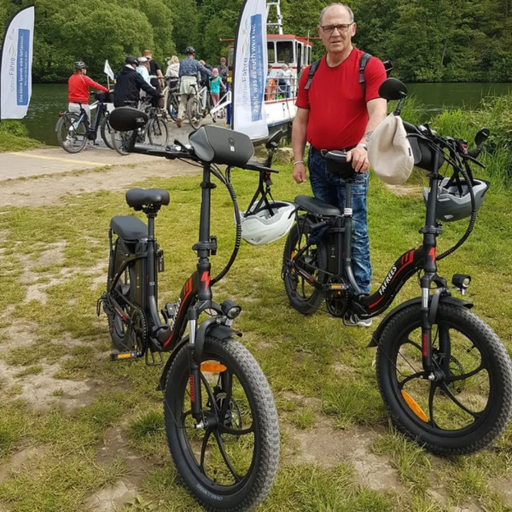 Motore da 250W nel mozzo posteriore del Fafrees F20