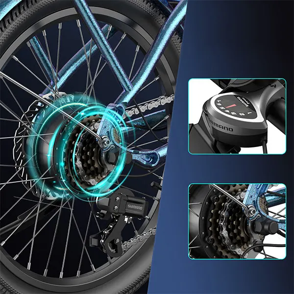 FAFREES F20 Bici Elettrica Pieghevole image 10