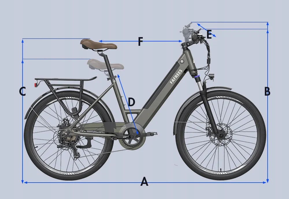 Fafrees F26 Pro bici elettrica unisex verde