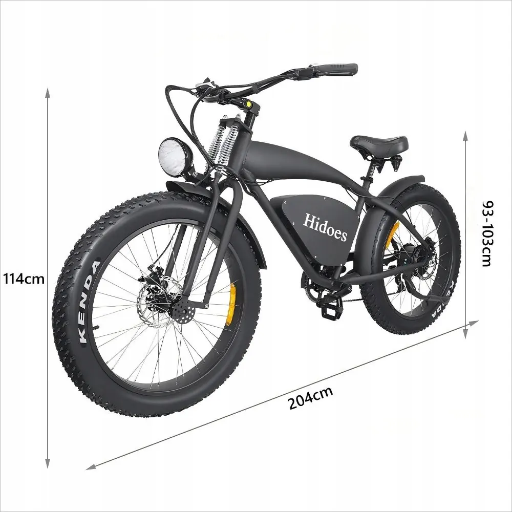Codice produttore Hidoes B3 sulla bici elettrica Fat Tire 26"