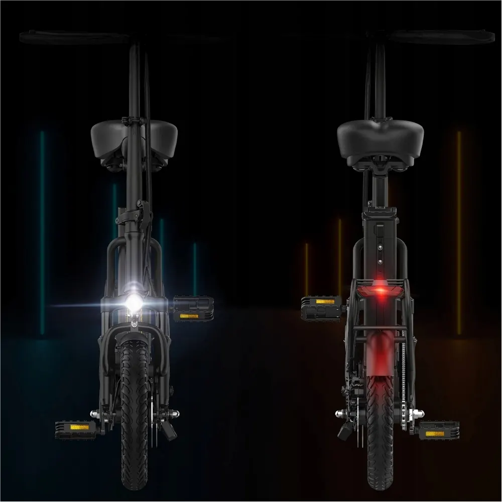Ruota da 14 pollici della bici elettrica pieghevole Hidoes C5