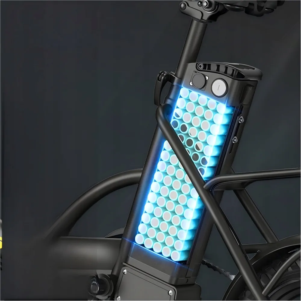 Motore 350W sulla bici elettrica pieghevole Hidoes C5.