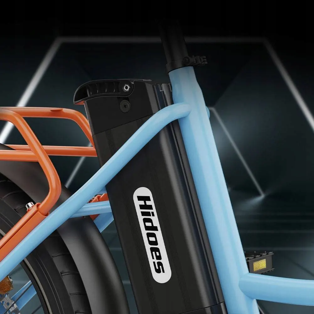Motore elettrico da 250W sulla bici Hidoes C6 per pedalata assistita