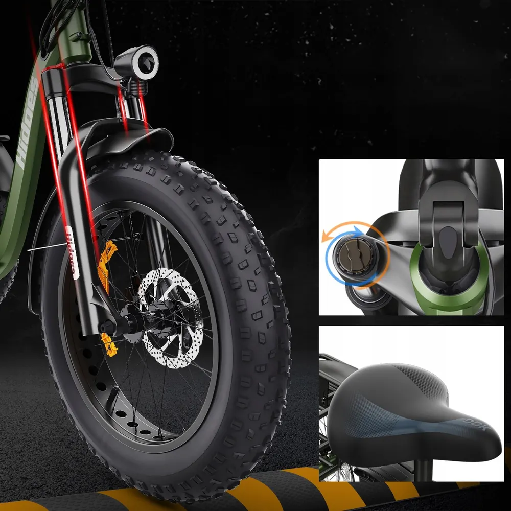 Batteria agli ioni di litio per bici elettrica Hidoes HD-ET1 48V20Ah