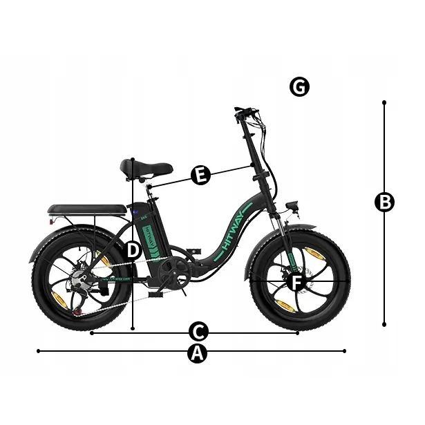Peso 33,2 kg della bici elettrica KOOLUX BK6S con batteria 48V 13Ah