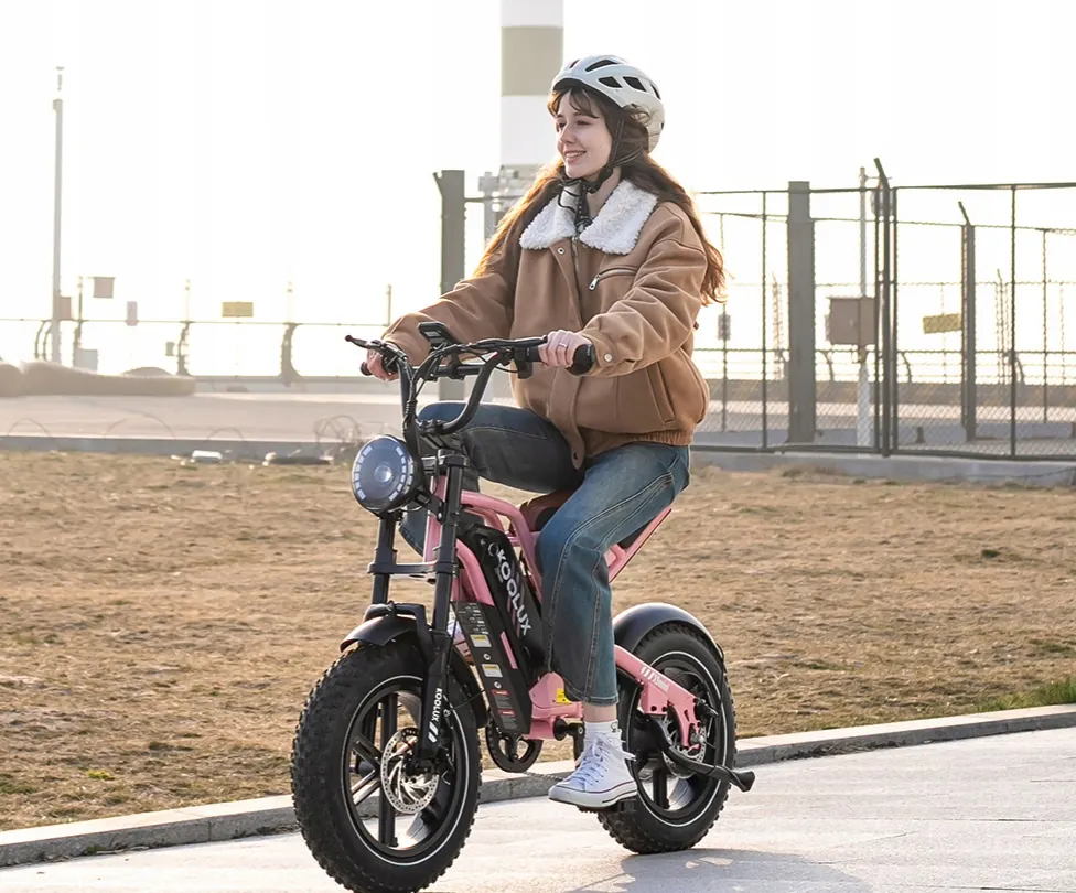 Bici elettrica Koolux X9 Mini nera con batteria 48V 13AH