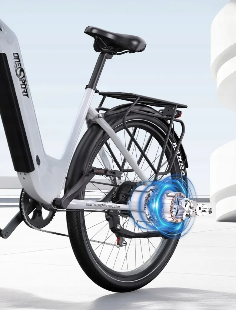 Onesport OT05 e-bike bianco telaio taglia M