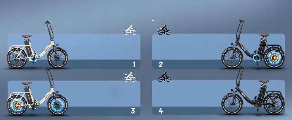 ONESPORT OT16-2 Bici Elettrica Pieghevole image 14