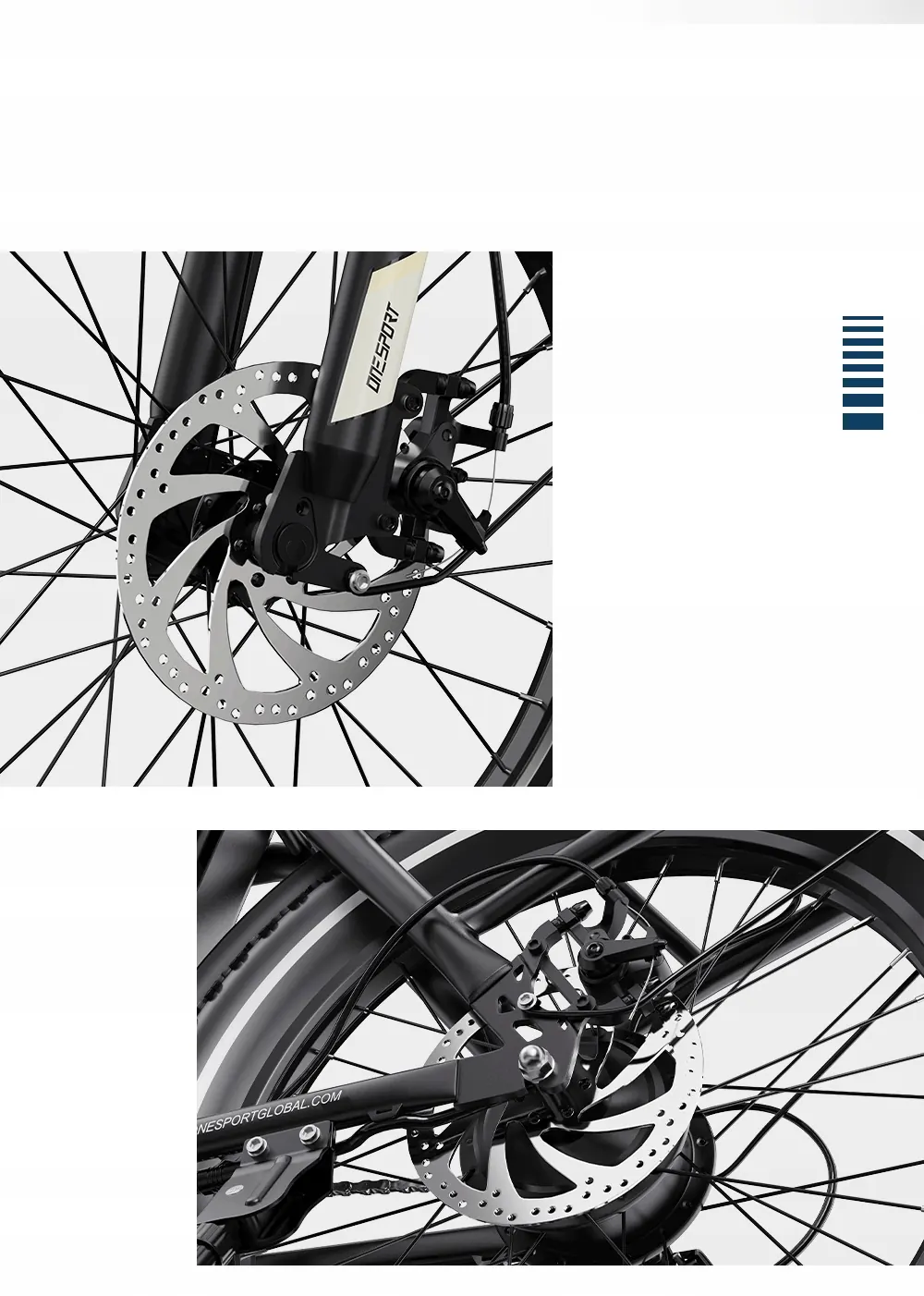 ONESPORT OT16-2 Bici Elettrica Pieghevole image 8