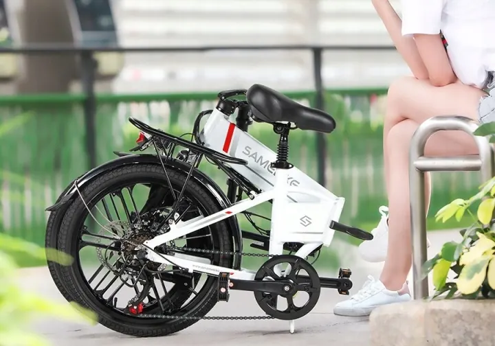 Telaio da 17,5 pollici della bici elettrica pieghevole SAMEBIKE 20LVXD30-II