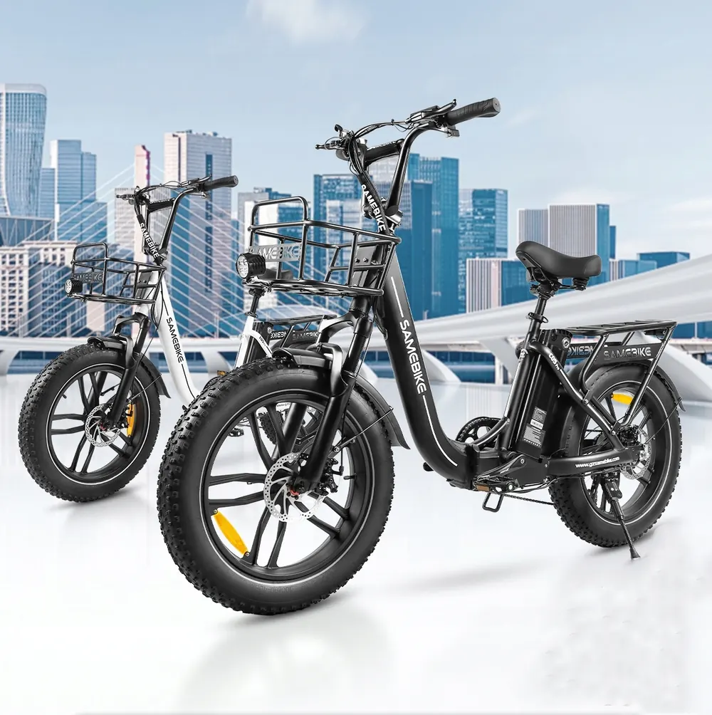 Batteria inclusa per bici elettrica Samebike C05 Pro 500W con autonomia 70 km