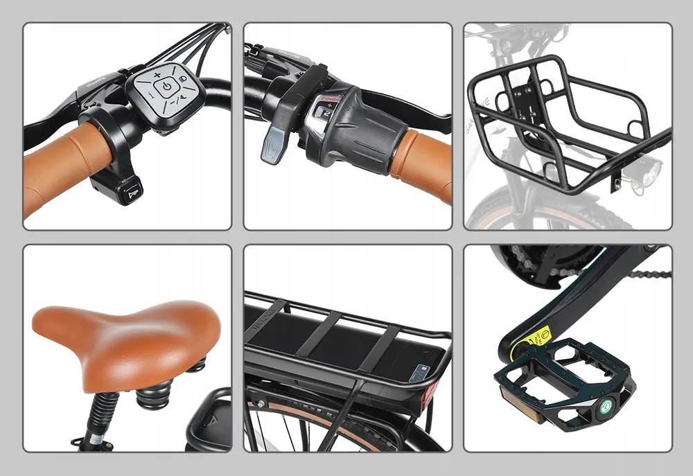 Telaio in alluminio della bicicletta elettrica Samebike RS-A07