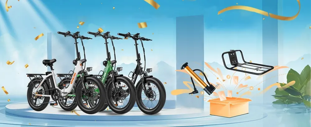 Bicicletta elettrica VITILAN U3 750W con motore potente e batteria 48V13AH