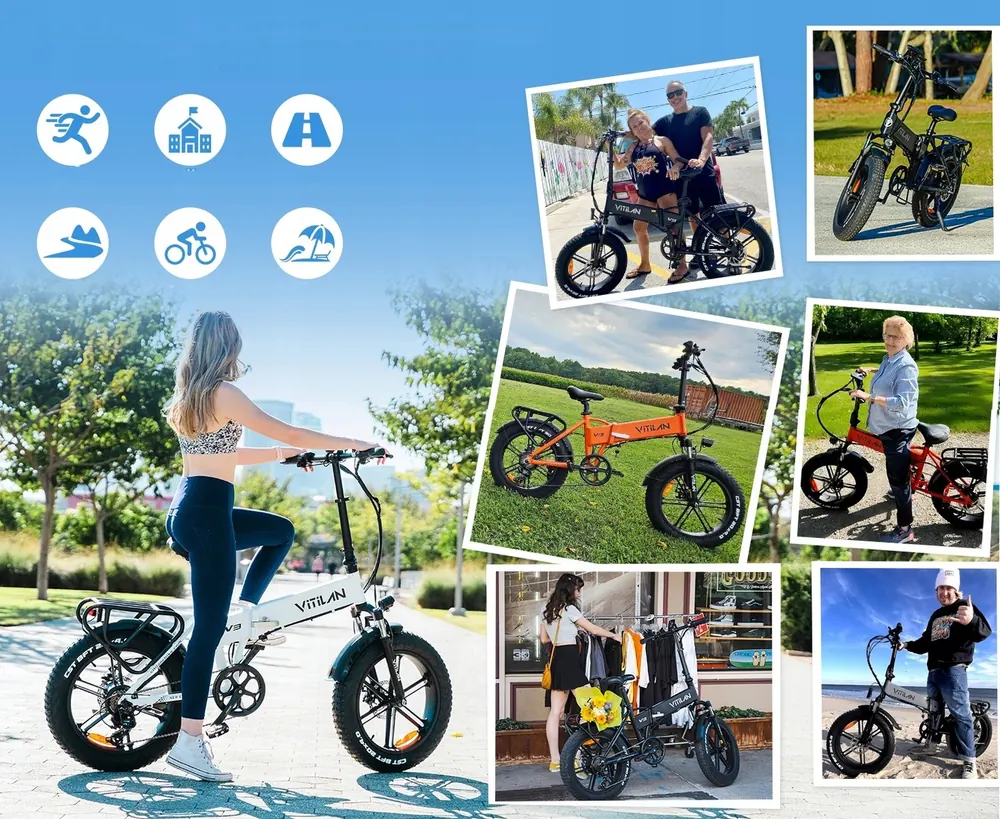 VITILAN V3 2.0 pieghevole elettrico nella confezione originale bianca