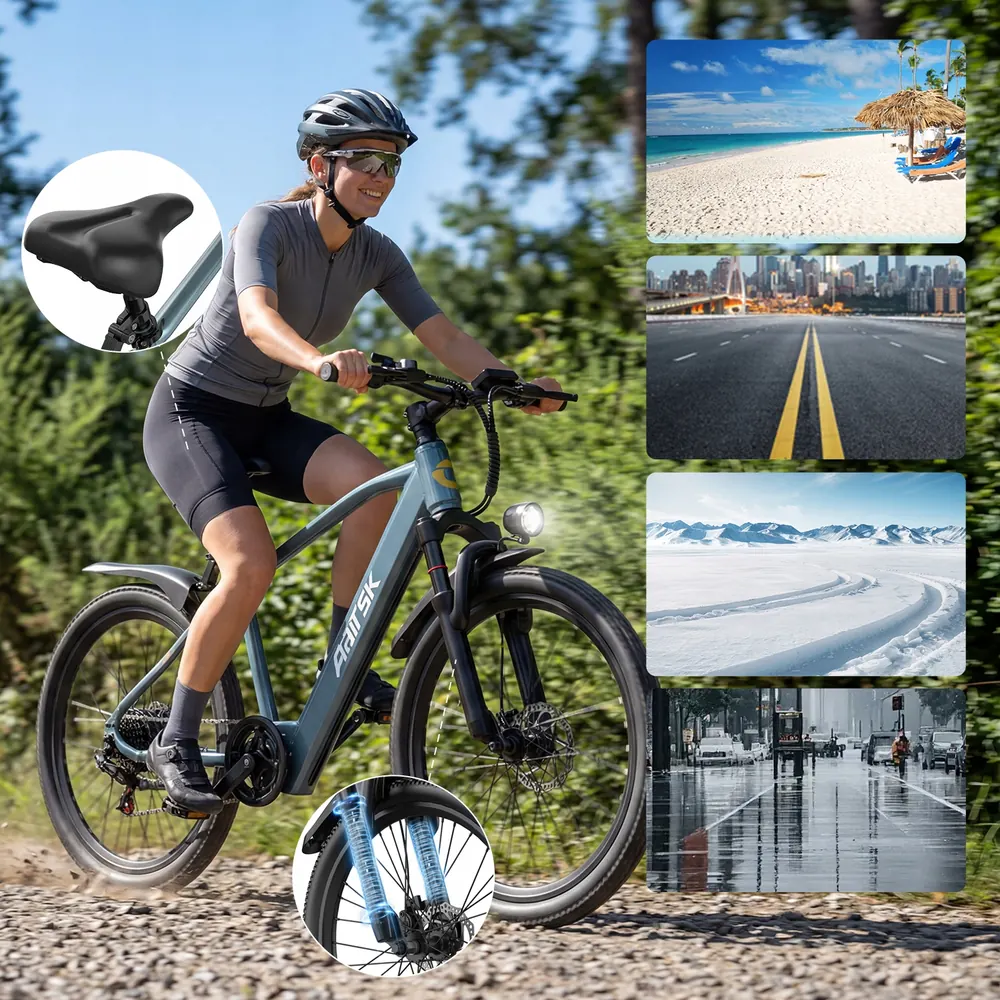 AAIRSK GT300 E-Bike Elettrica 26" image 6