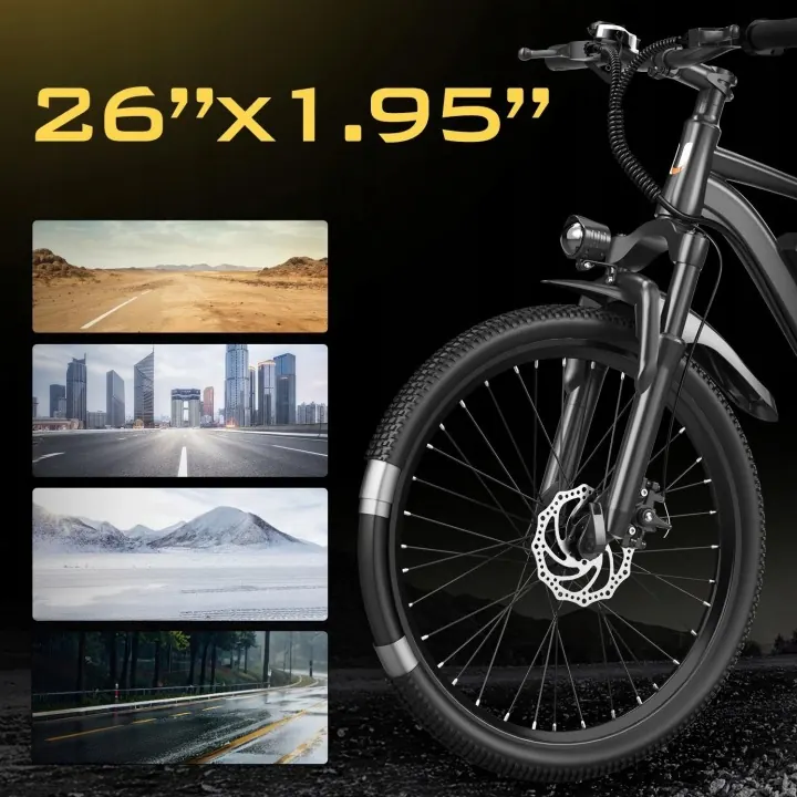 Motore 250W della bici elettrica Aairsk Q7, potenza efficiente