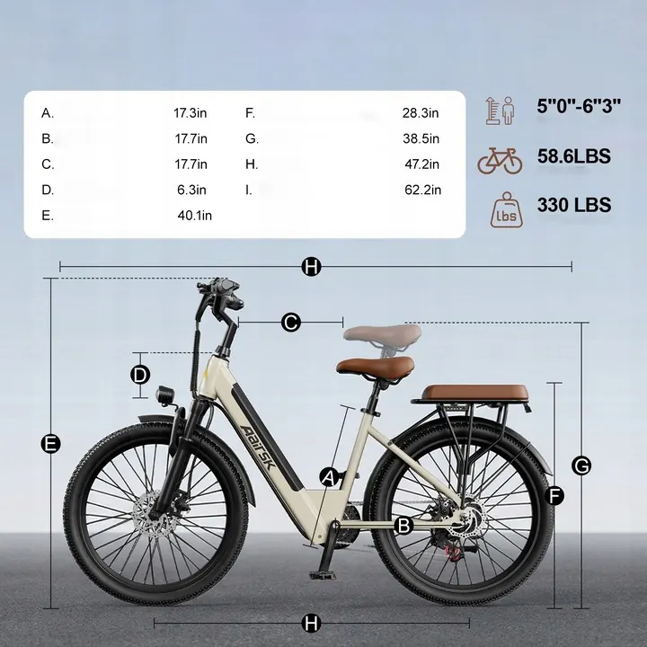 AAIRSK S600 E-Bike Shimano 7v image 14