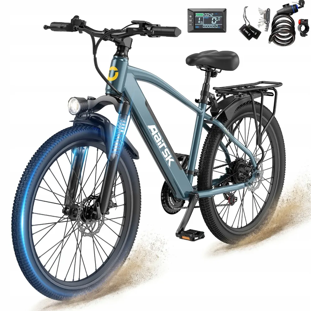Bici elettrica Aairsk S800 da città con ruote 26 pollici