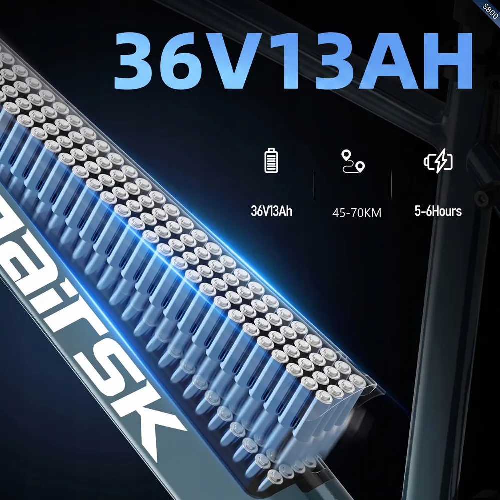 Bici elettrica Aairsk S800 parzialmente assemblata e regolata
