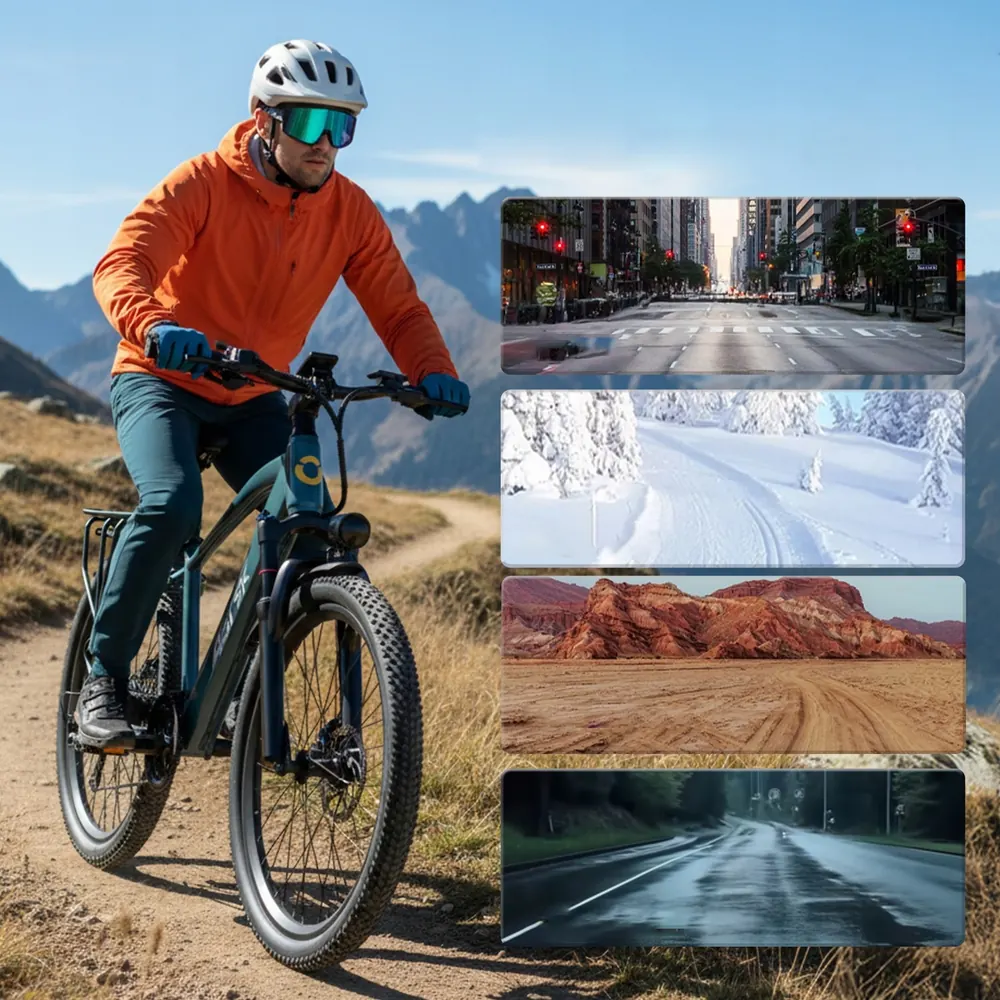 Bici elettrica urbana Aairsk S800 con batteria rimovibile
