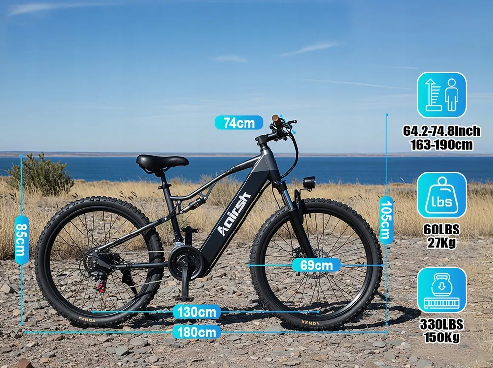 Batteria 48V20AH inclusa per bici elettrica Aairsk XT90