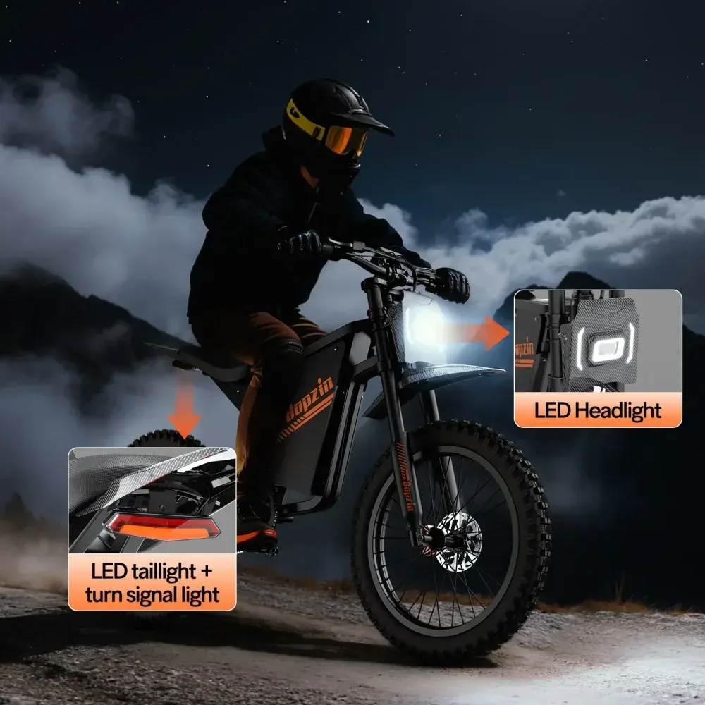 Bopzin Q8 Fat Bike Elettrica da Montagna image 2