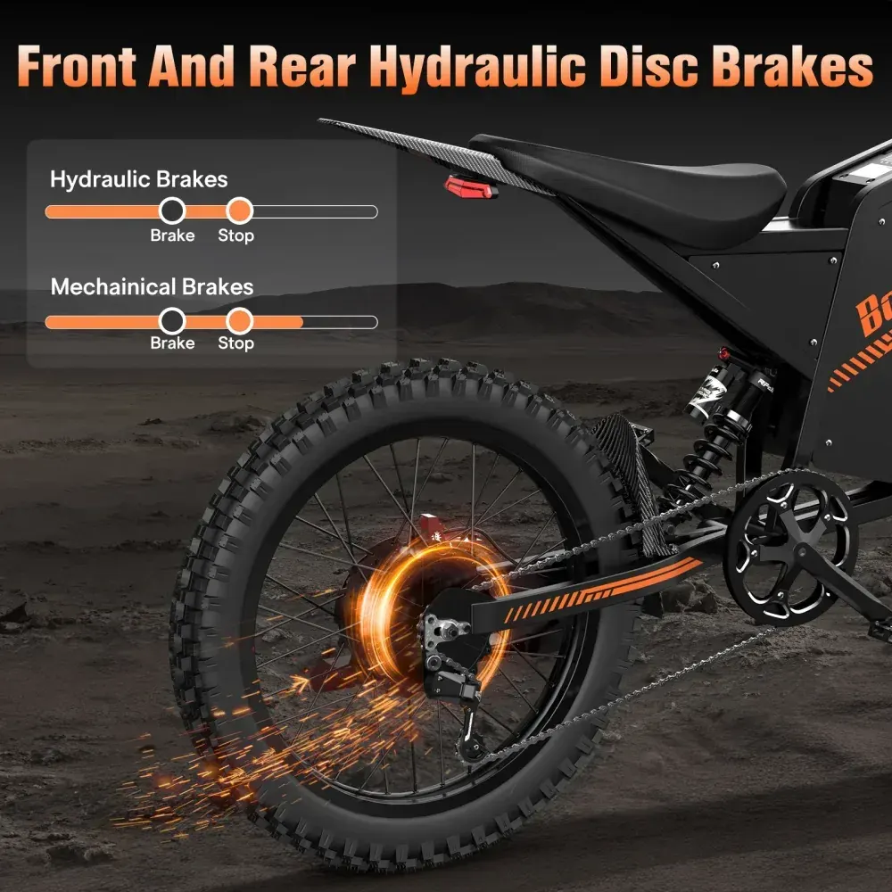 Bopzin Q8 Fat Bike Elettrica da Montagna image 3