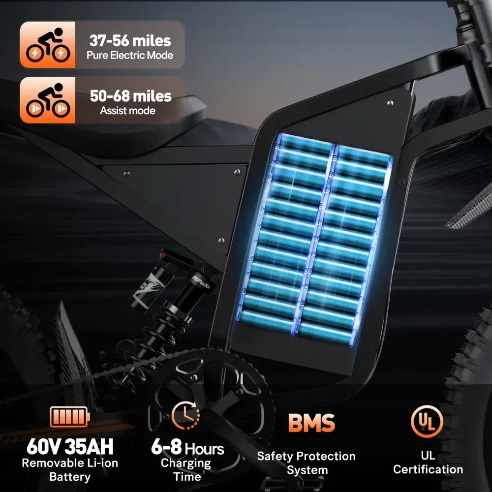 Bopzin Q8 Fat Bike Elettrica da Montagna image 7