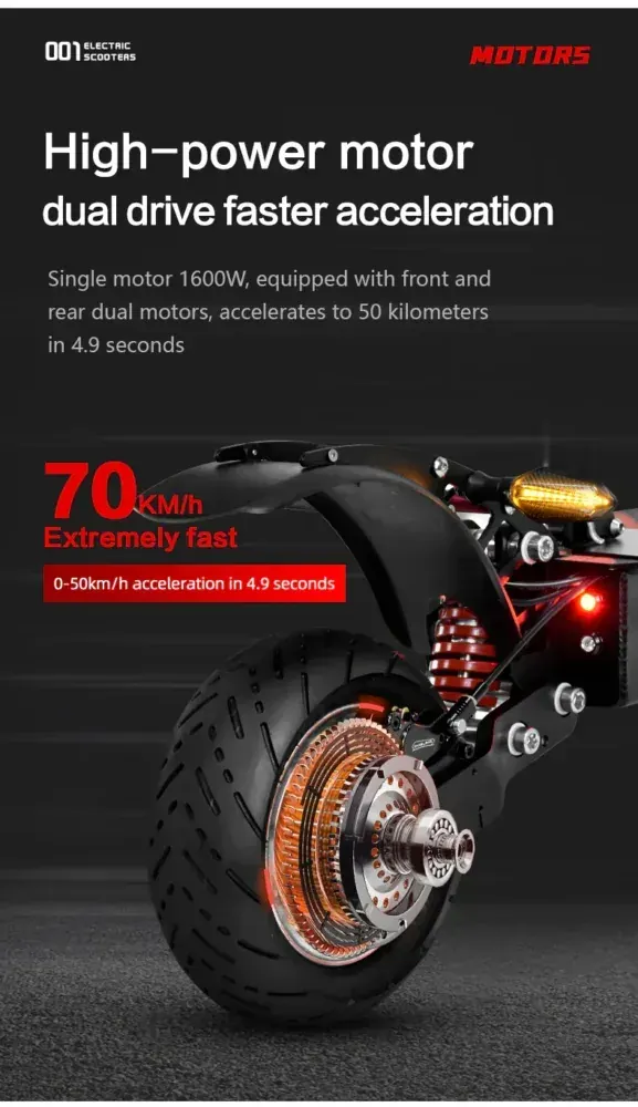 Boyueda Q7 PRO Monopattino Elettrico City image 8