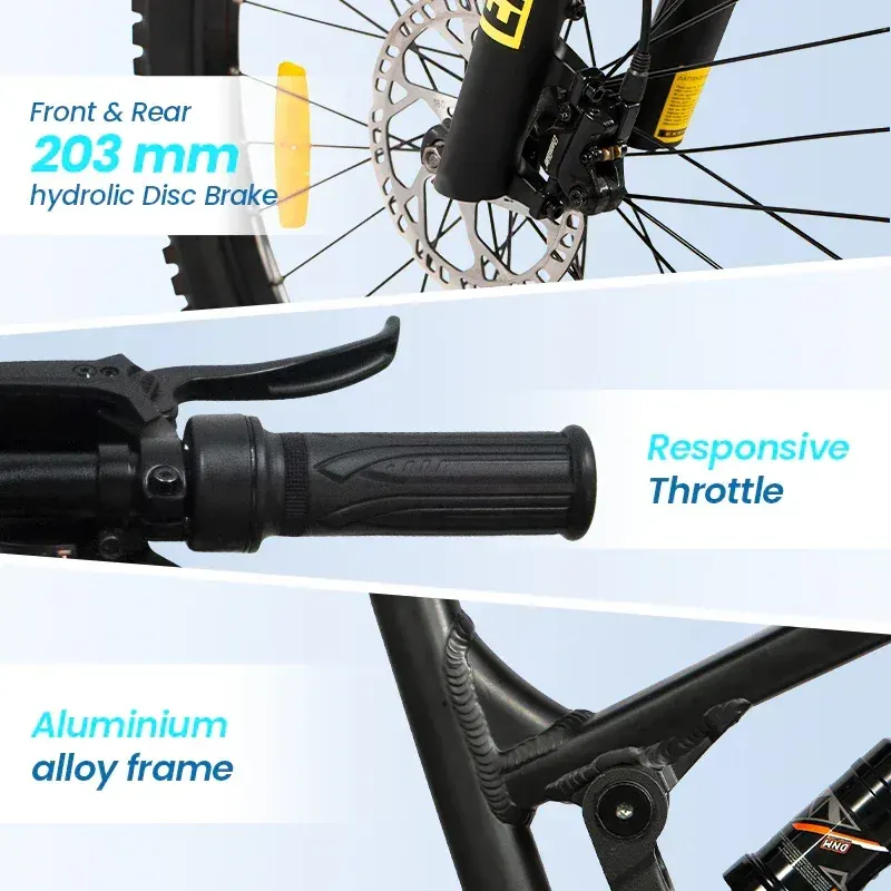 ChamRider DH420 E-Bike da Montagna image 10