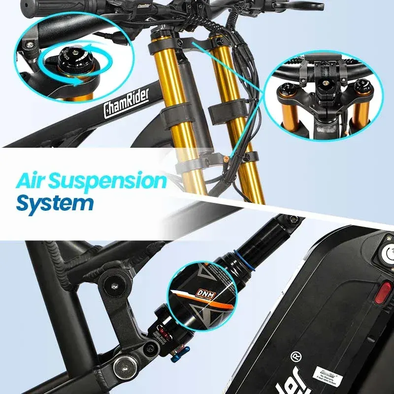 ChamRider DH420 E-Bike da Montagna image 11