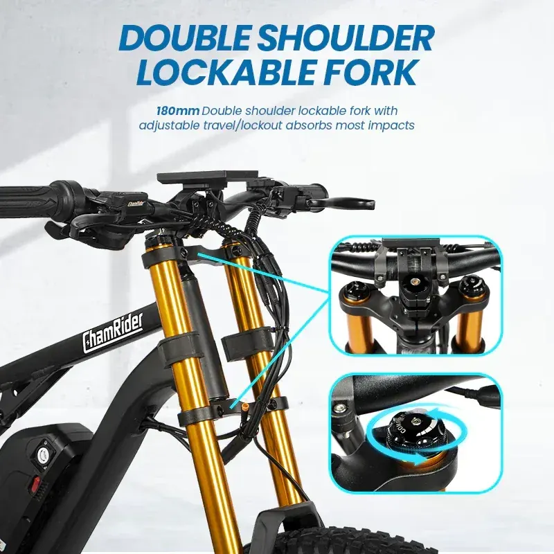 ChamRider DH420 E-Bike da Montagna image 8