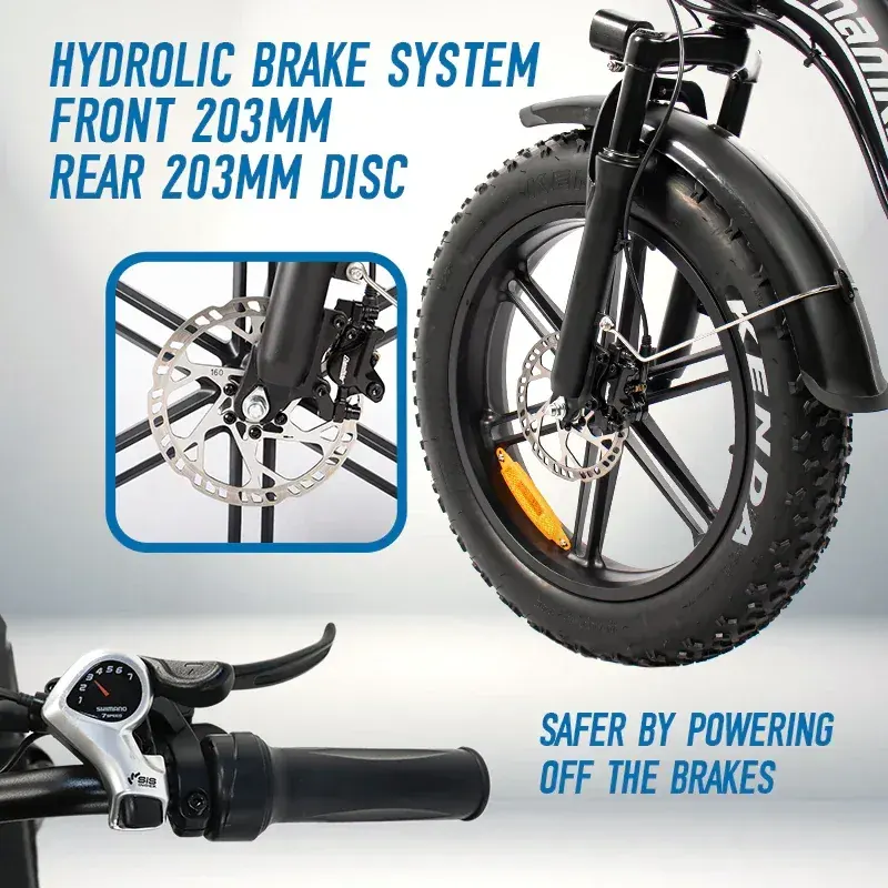 ChamRider DT450 Bici Elettrica Pieghevole image 10