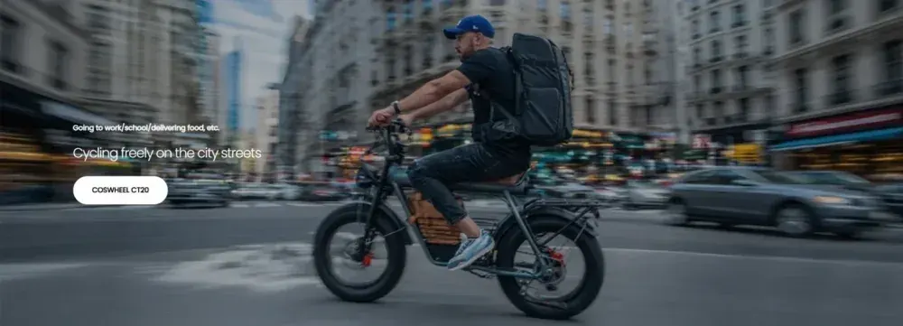 Coswheel CT20 2.0 Fat Tire E-Bike image 3