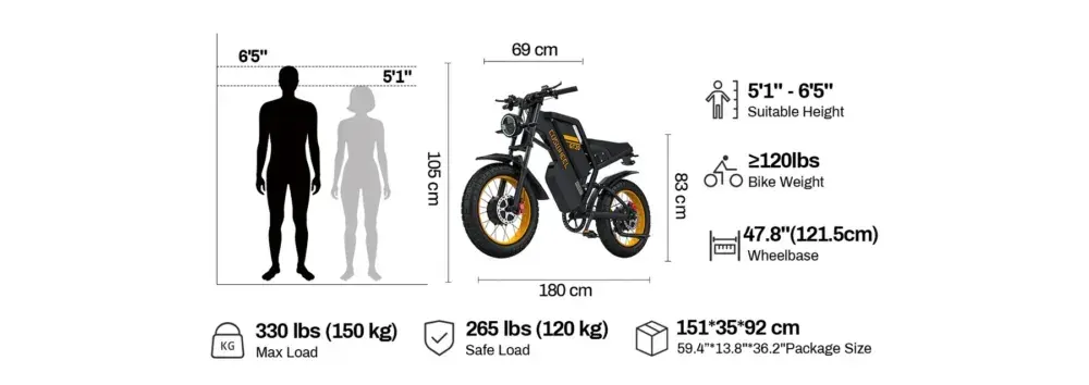 Coswheel GT20 Pro Bici Elettrica Fat Bike image 2