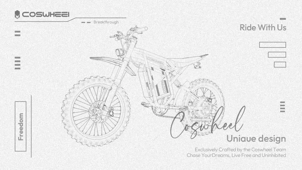 Coswheel R6000 Bici Elettrica da Dirt image 8
