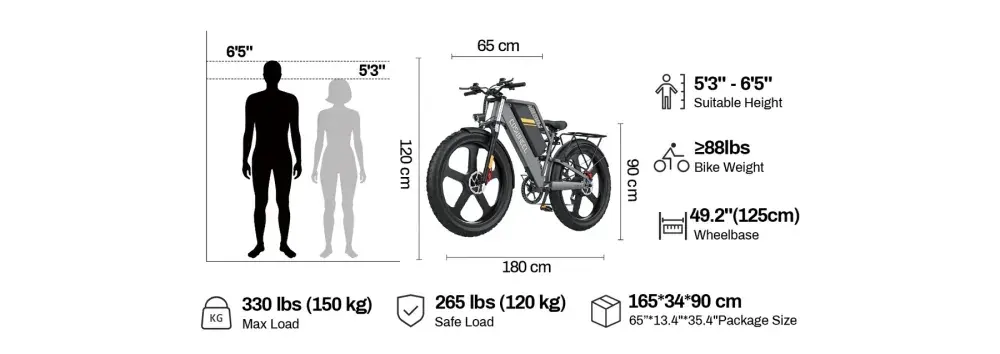 Coswheel T26 in full side view, con telaio in alluminio e ruote grasse, su fondo sterrato.